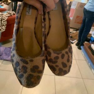 cheetah fur heels